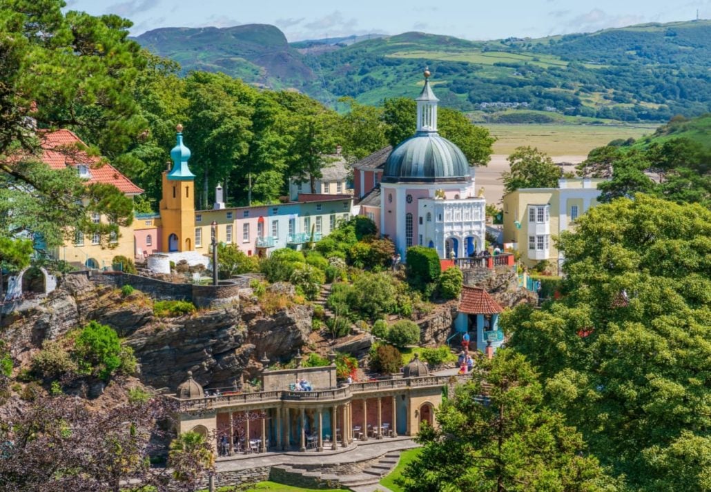 Portmeirion is a tourist village in North Wales, UK.