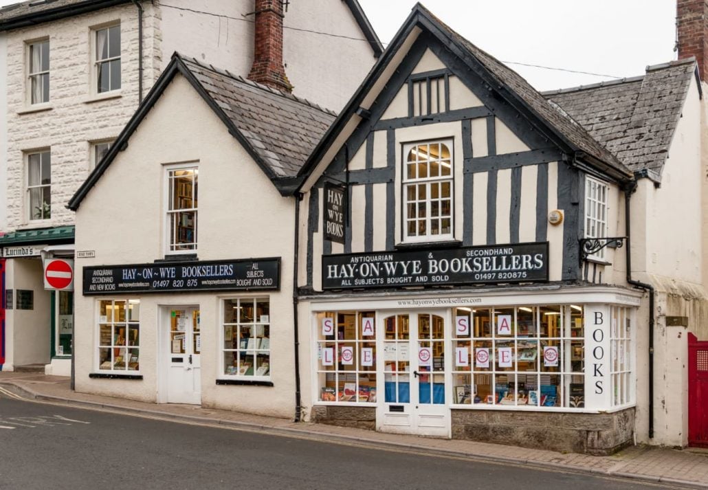 Hay on Wye is a town in Wales on the border with England famous for the annual book fair.