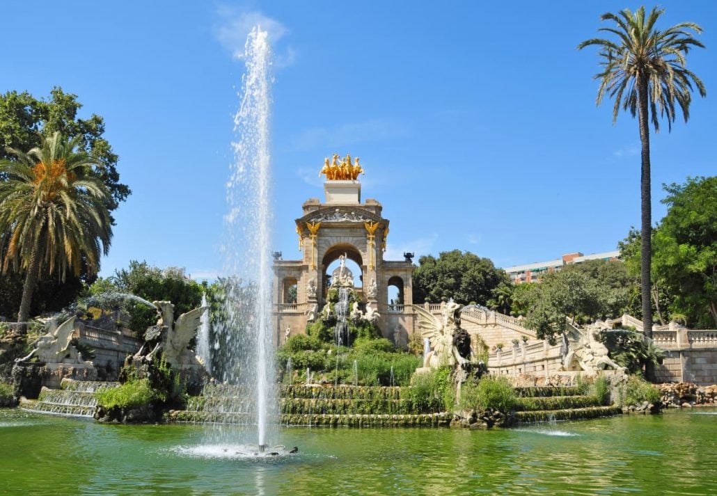 Cascada Fountain, Parc de la Ciutadella, Barcelona, Spain.